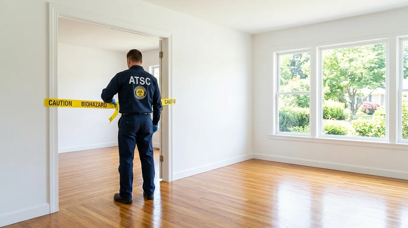 Certified biohazard cleanup crew performing Crime Scene Cleanup in Corpus Christi